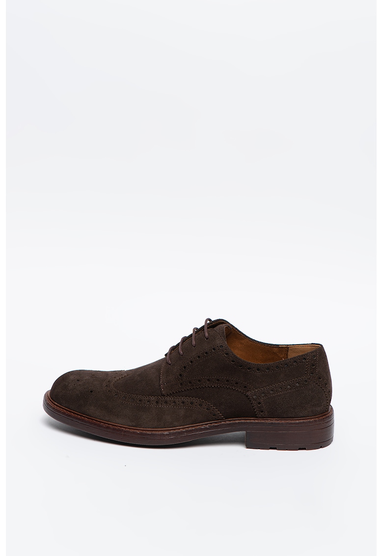 Pantofi Brogue de piele intoarsa Neerick