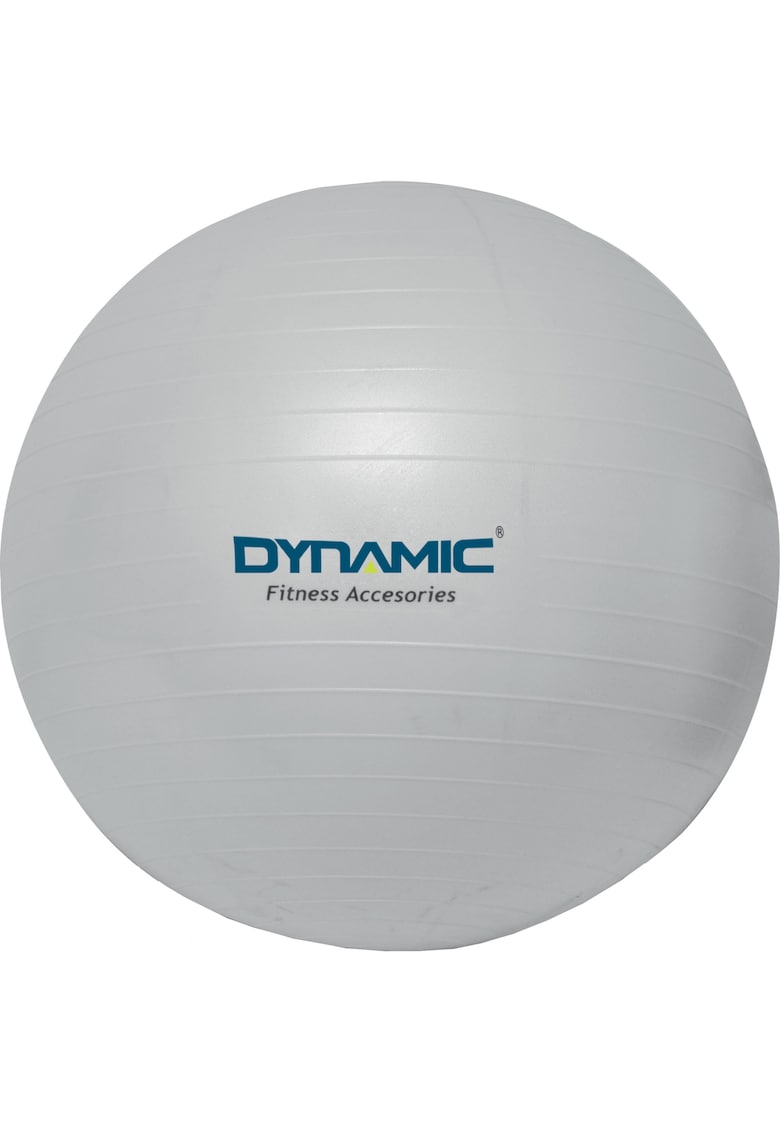 Gym-ball fitness dynamic - 65 cm - cu pompa - culoare gri