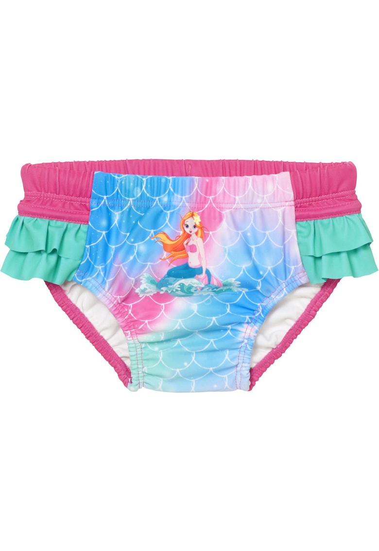 Slip de baie tip chilot - fete - protectie UV 50+ - Sirena - Roz