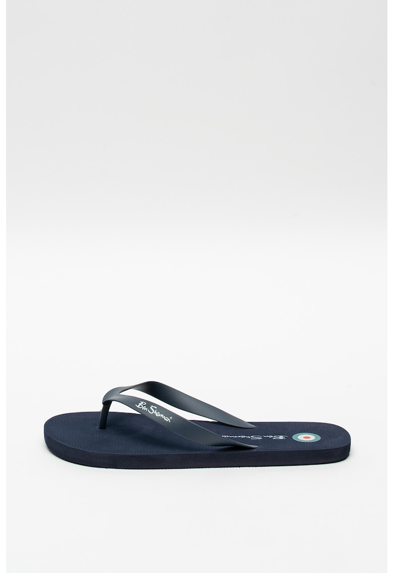 Papuci flip-flop cu imprimeu logo Falmouth