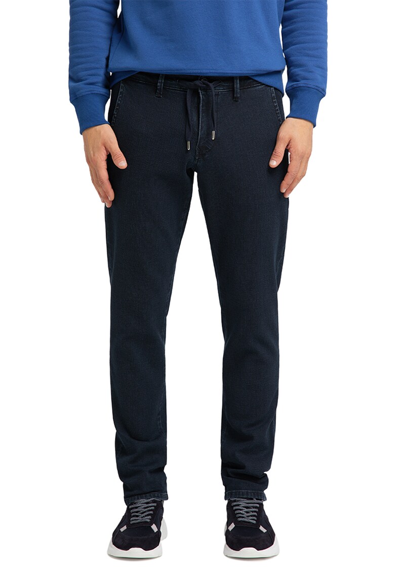 Pantaloni jogger din denim Melierte