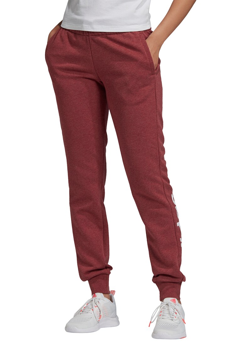 Pantaloni sport cu imprimeu logo