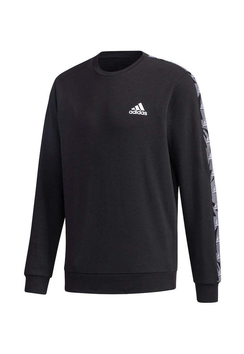 Bluza sport cu benzi laterale cu logo - pentru fitness