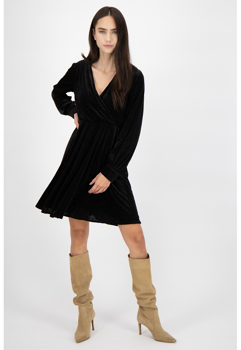Rochie texturata evazata