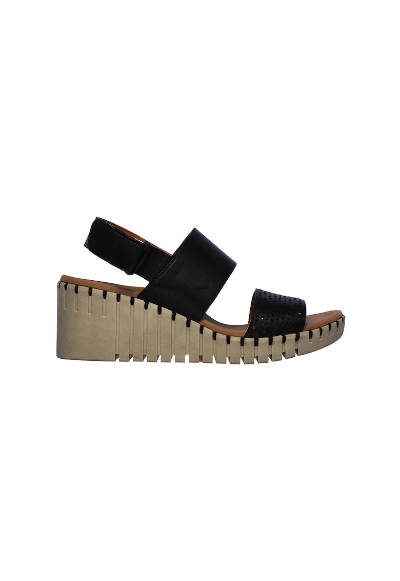 Sandale wedge de piele Pier Ave
