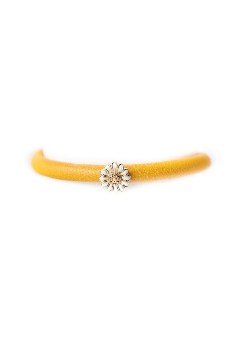 Christina Jewelry& Watches - Bratara de piele cu talisman placat cu aur de 18K