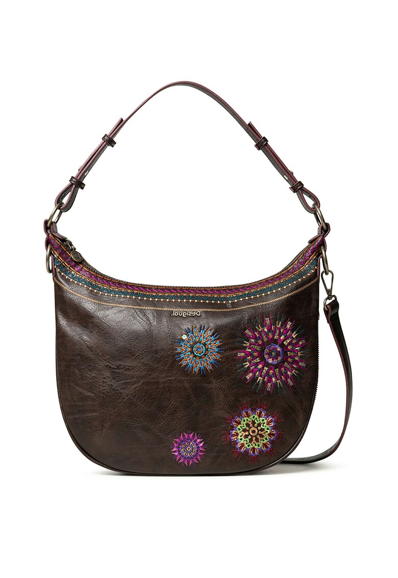 Geanta crossbody cu detalii brodate Astoria Sibe