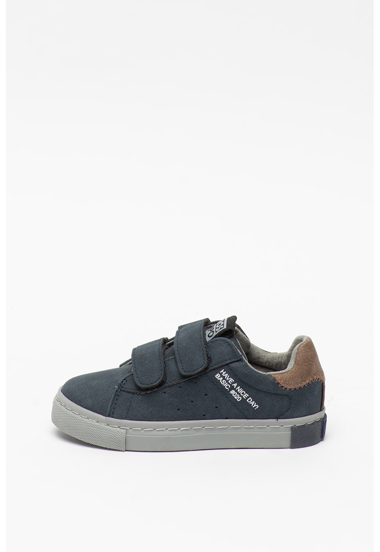 Pantofi sport din piele intoarsa ecologica - cu inchidere velcro Antoing