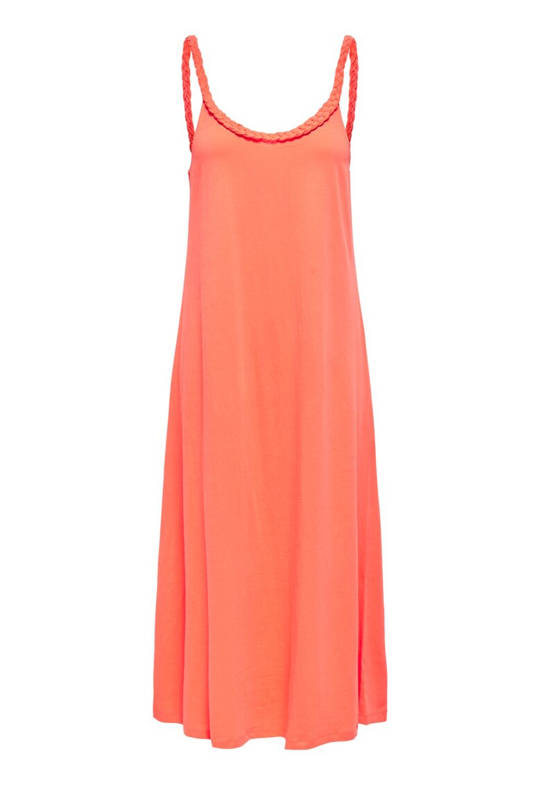 Rochie midi cu bretele impletite