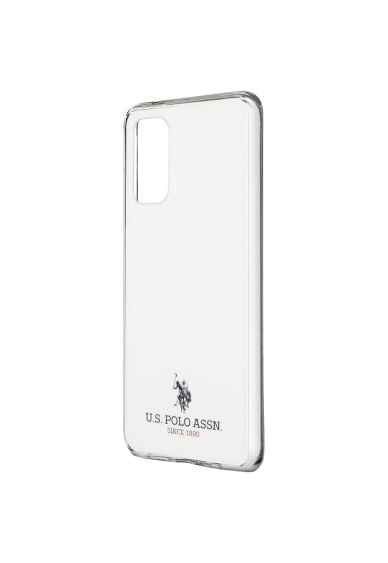 Husa de protectie US Polo Shiny pentru Samsung Galaxy S20 - White