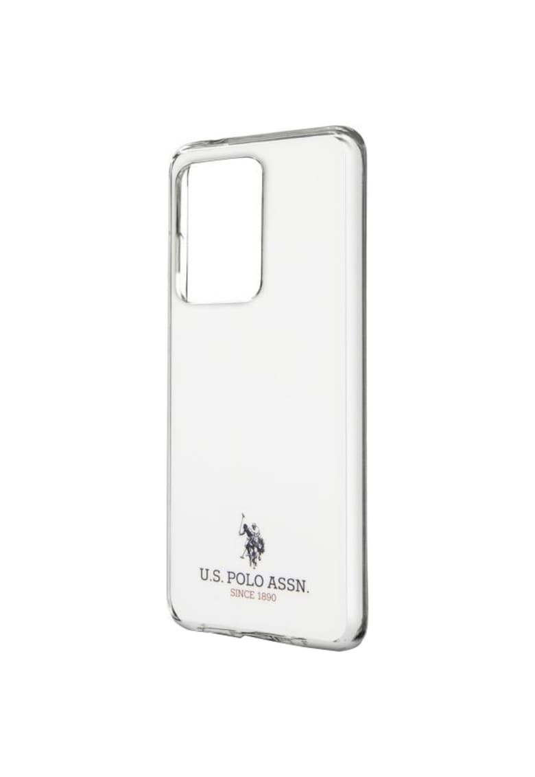 Husa de protectie US Polo Shiny pentru Samsung Galaxy S20 Ultra - White