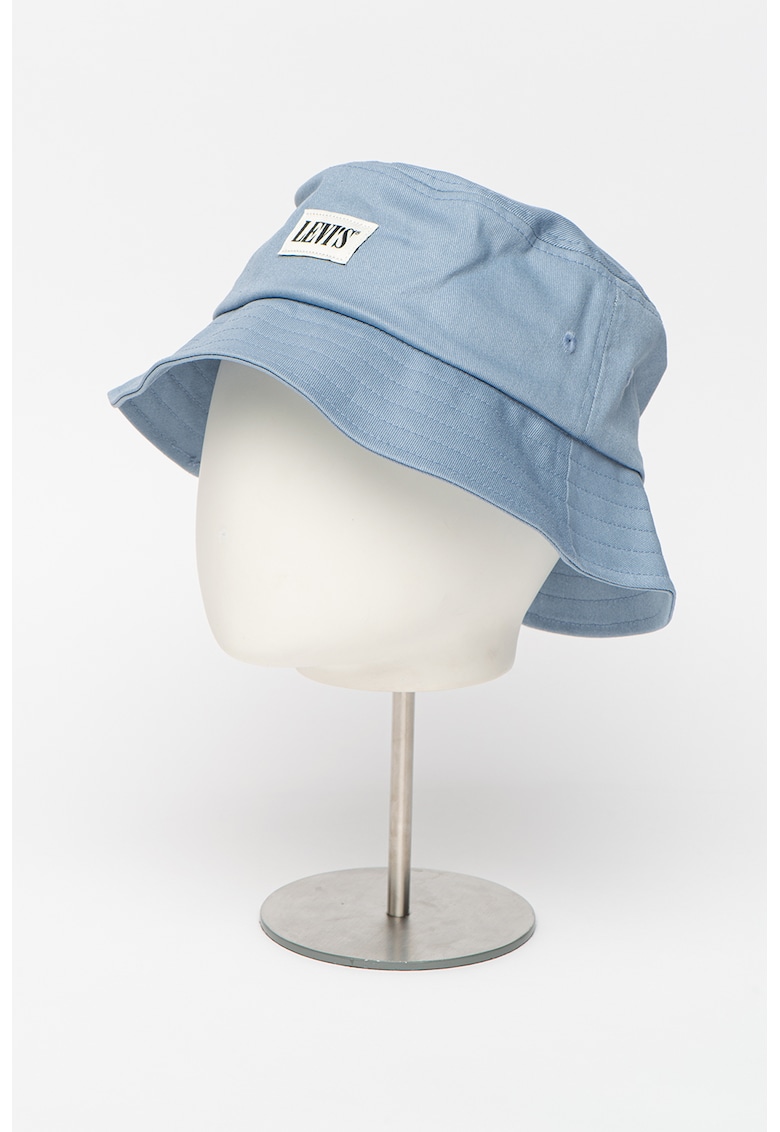 Palarie bucket unisex cu aplicatie logo Serif