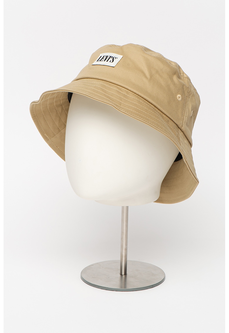 Palarie bucket unisex cu aplicatie logo Serif