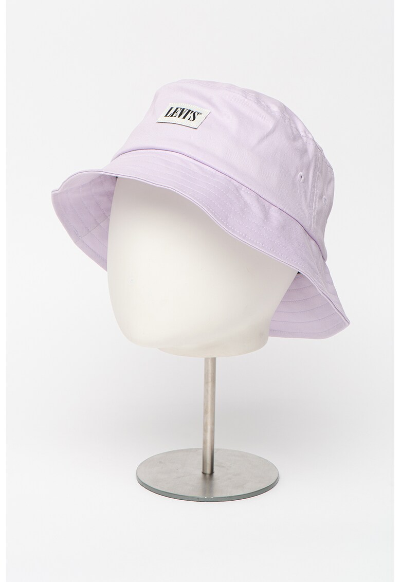 Palarie bucket unisex cu aplicatie logo Serif