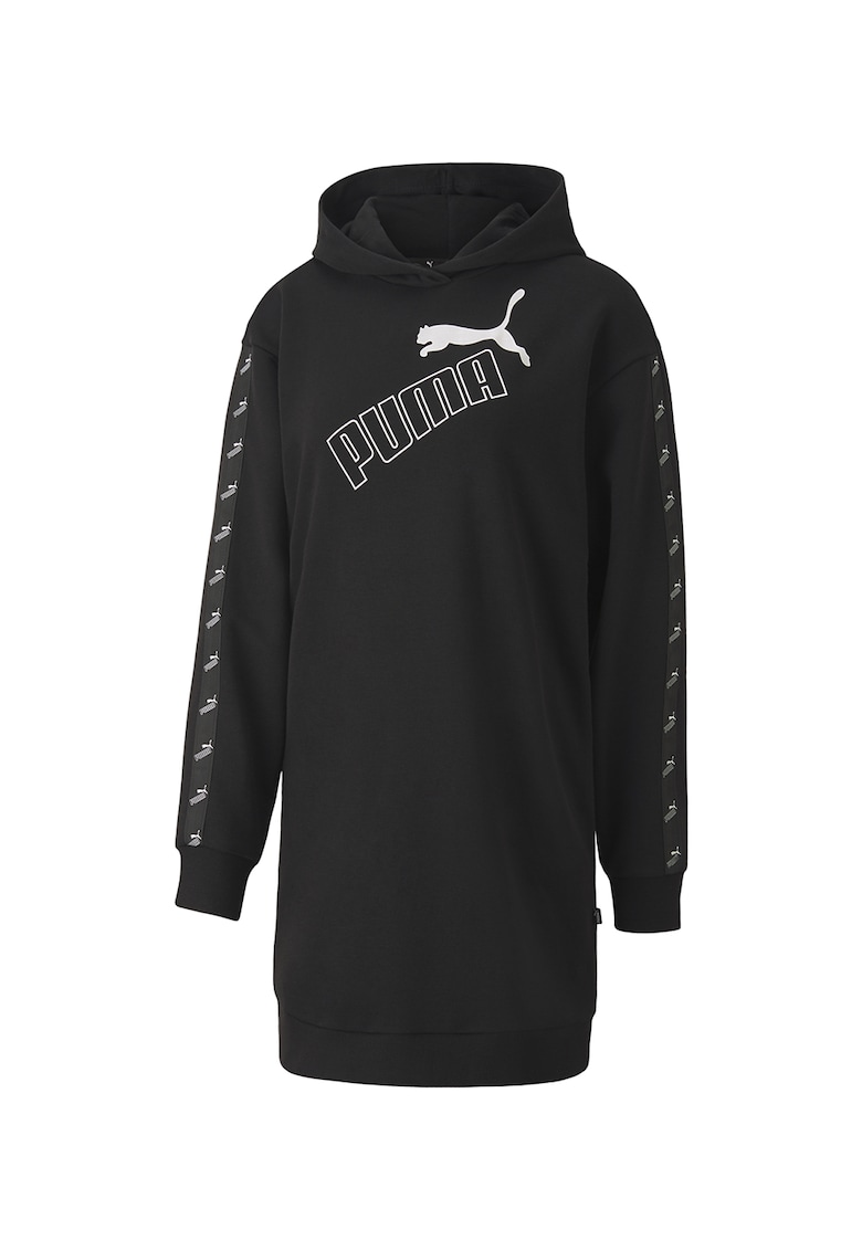 Rochie tip hanorac cu logo Amplified