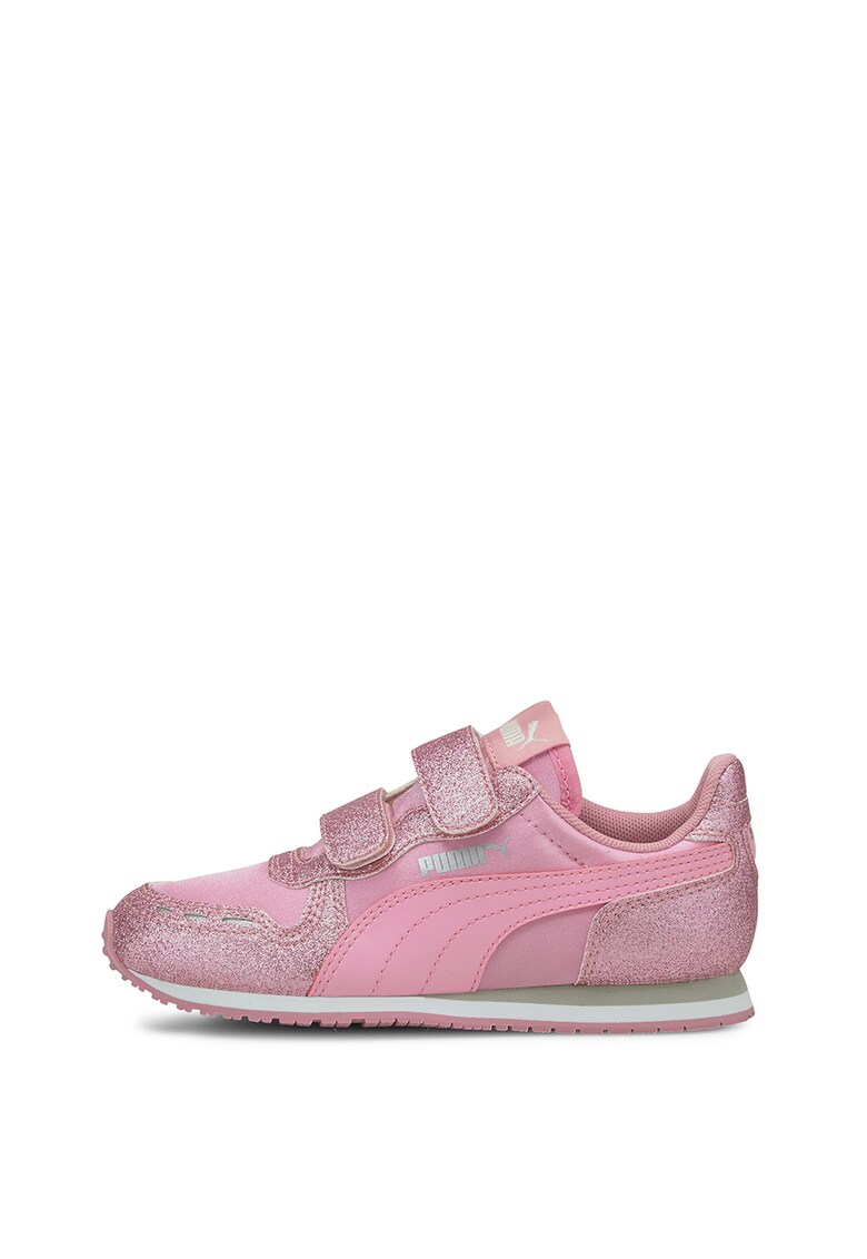 Pantofi sport cu velcro si detalii stralucitoare Cabana Racer Glitz V