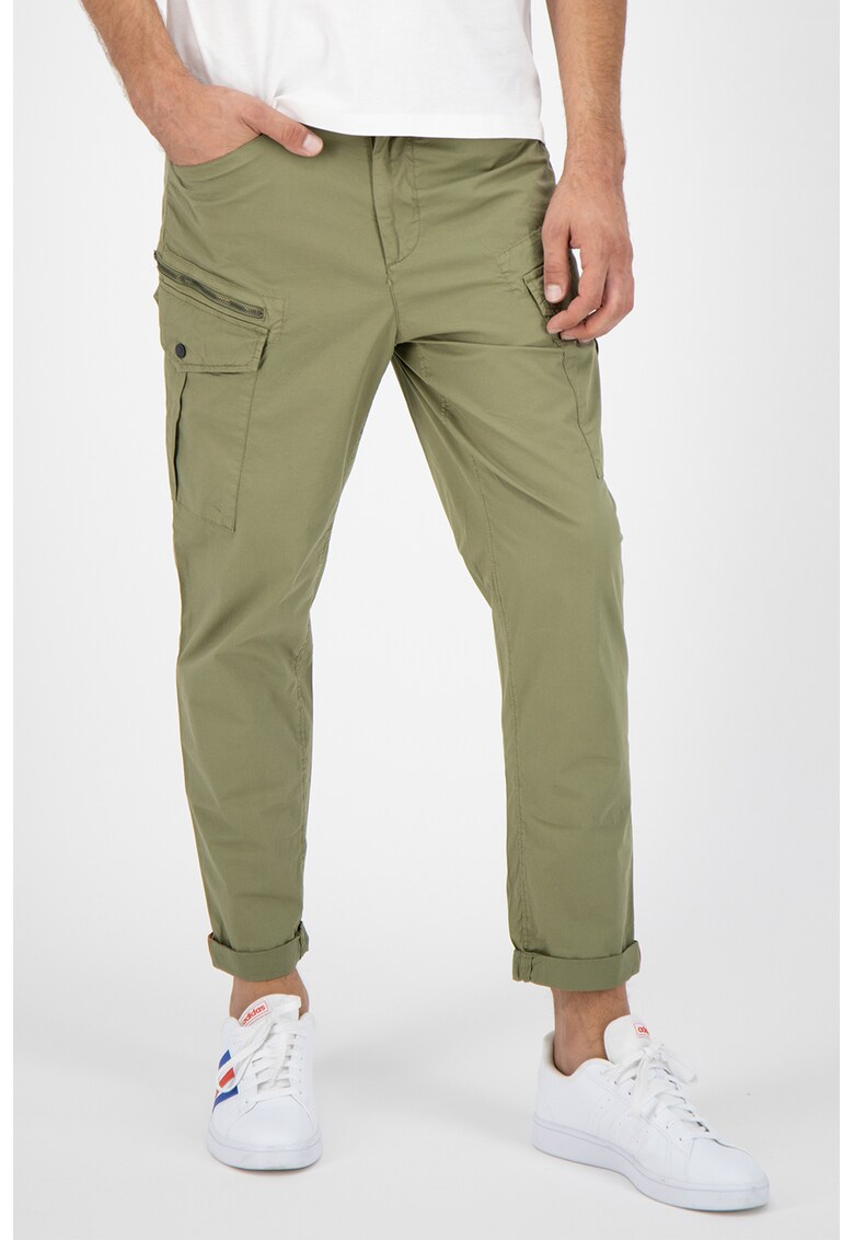 Pantaloni cargo cu croiala conica Keys Expedit