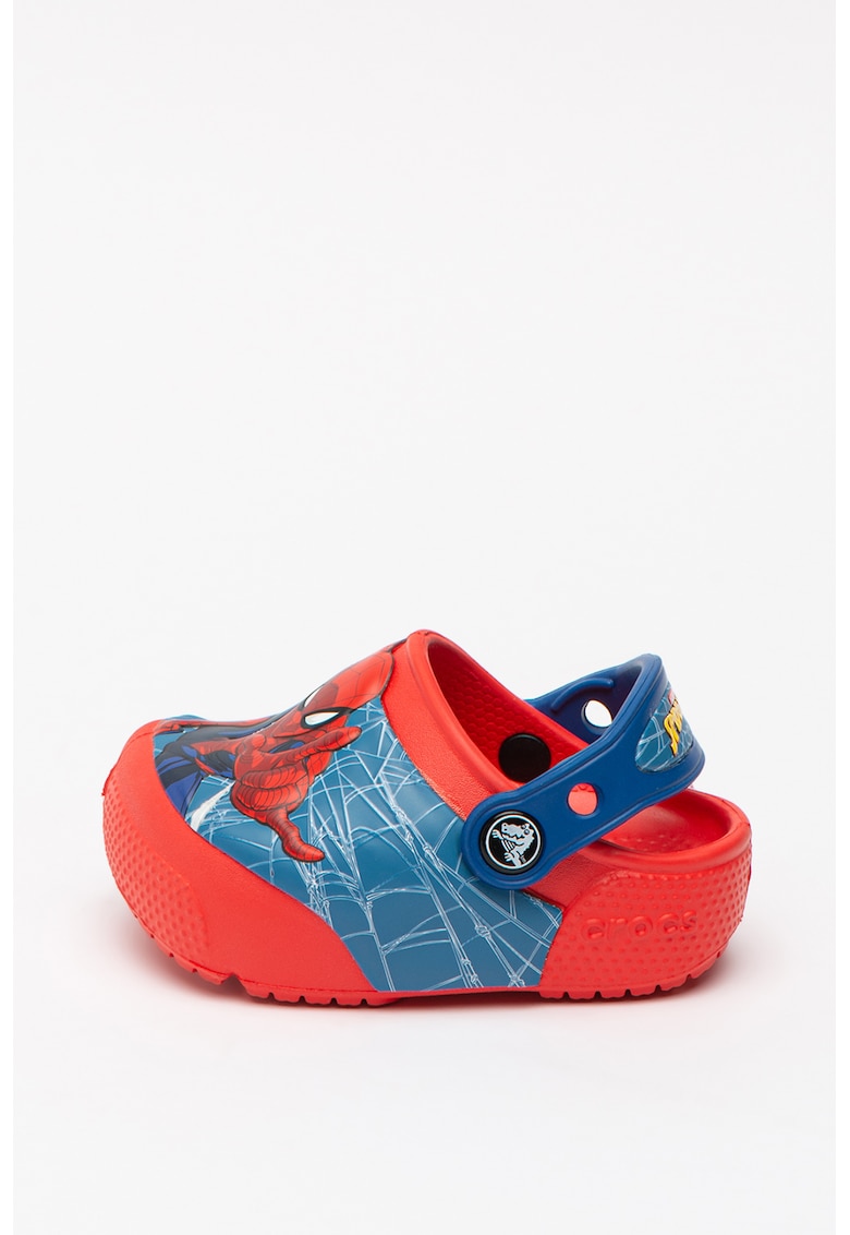 Saboti slingback cu model Spiderman