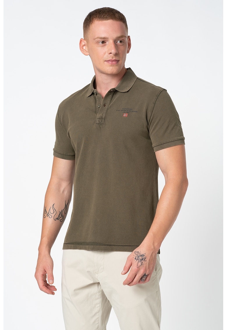 Tricou polo cu logo brodat Elbas