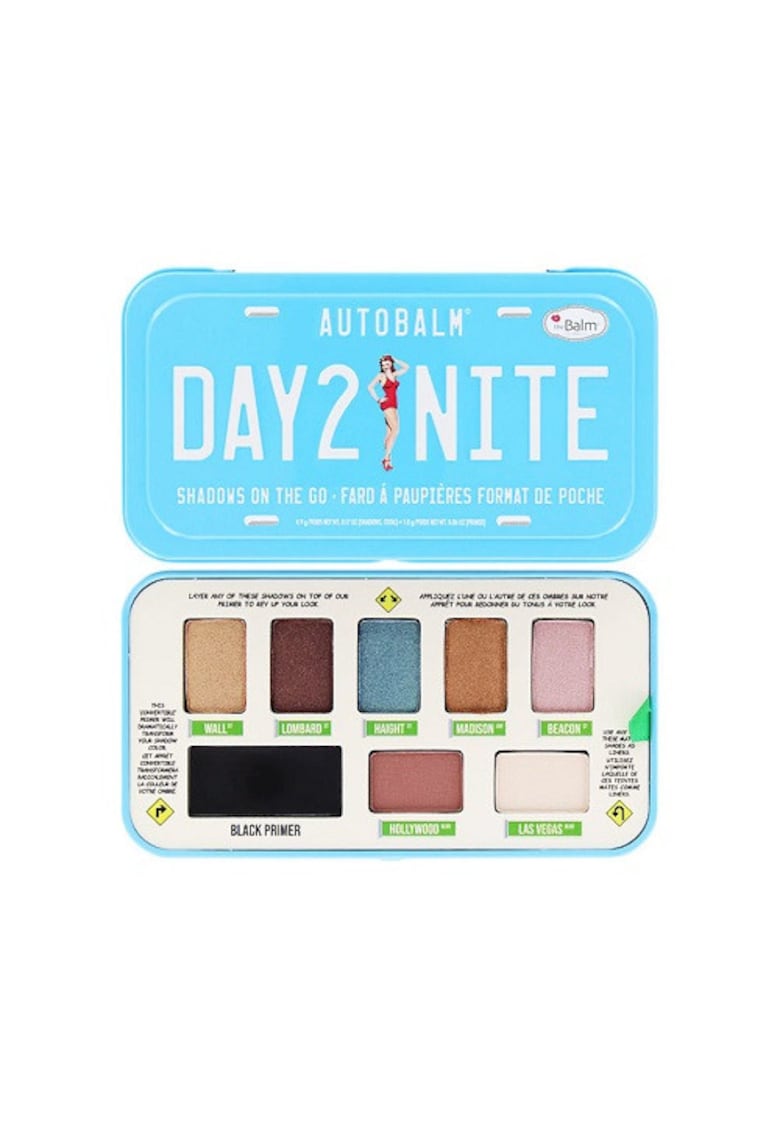 Paleta fard de ochi - Autobalm - Day 2 Nite - 8 culori