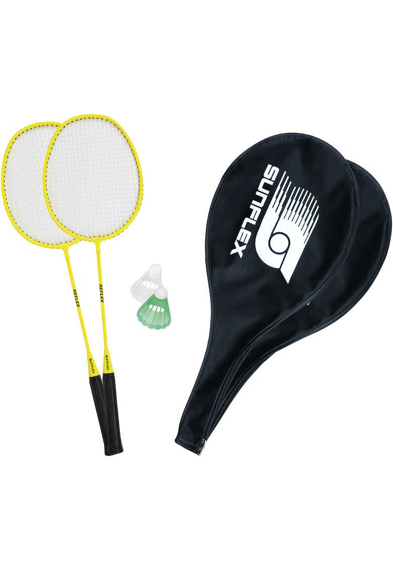 Set badminton Reflex - 2 palete+2 huse+2 fluturasi