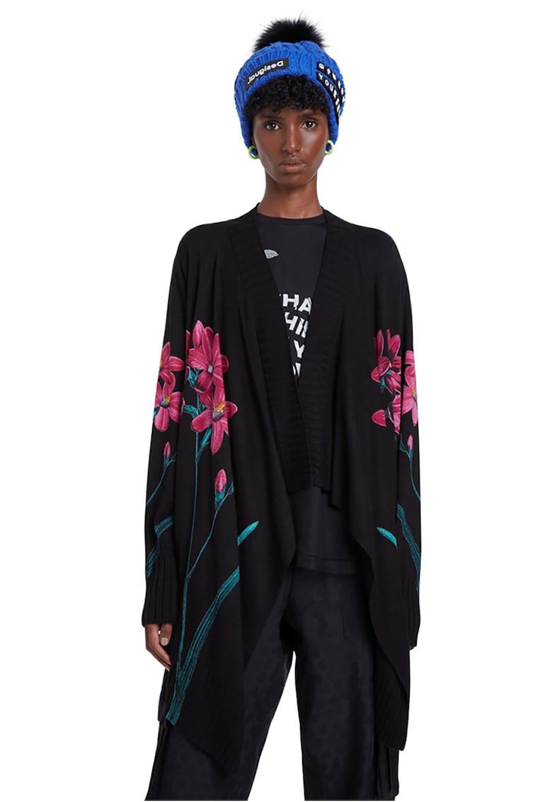 Cardigan asimetric - fara inchidere