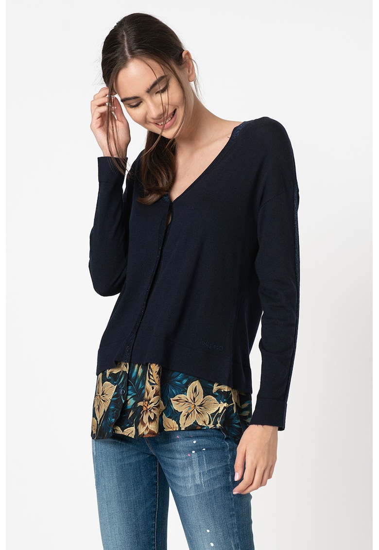 Cardigan cu model 2in1