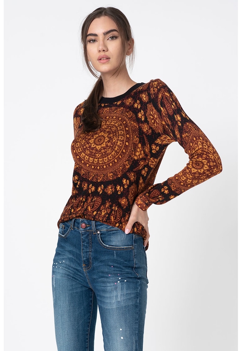 Bluza cu imprimeu mandala