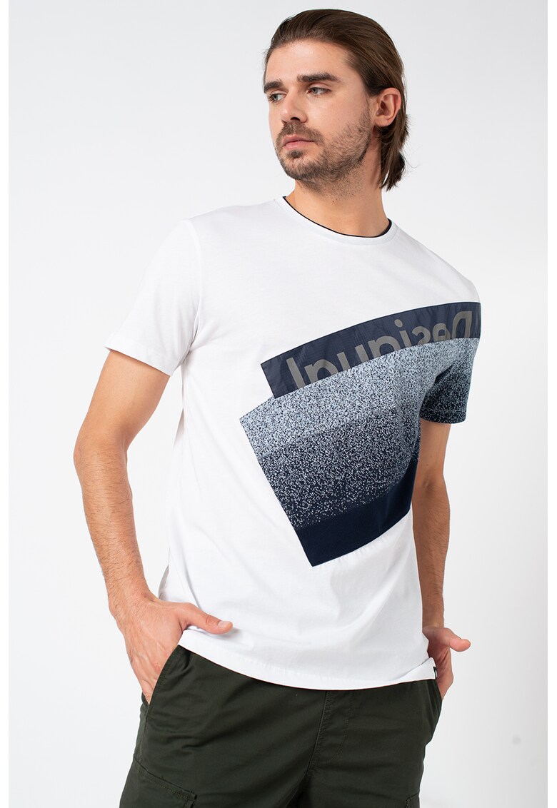 Tricou din bumbac cu imprimeu logo
