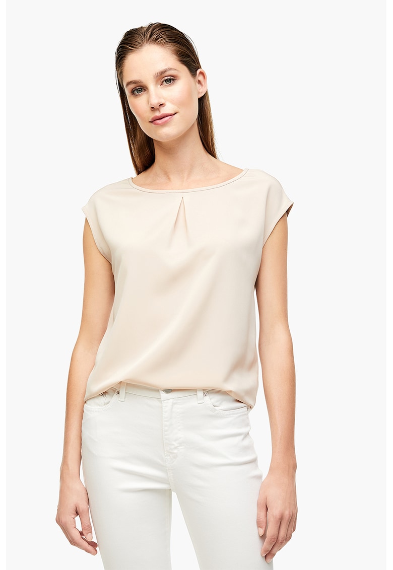 Tricou din amestec de modal - fara maneci