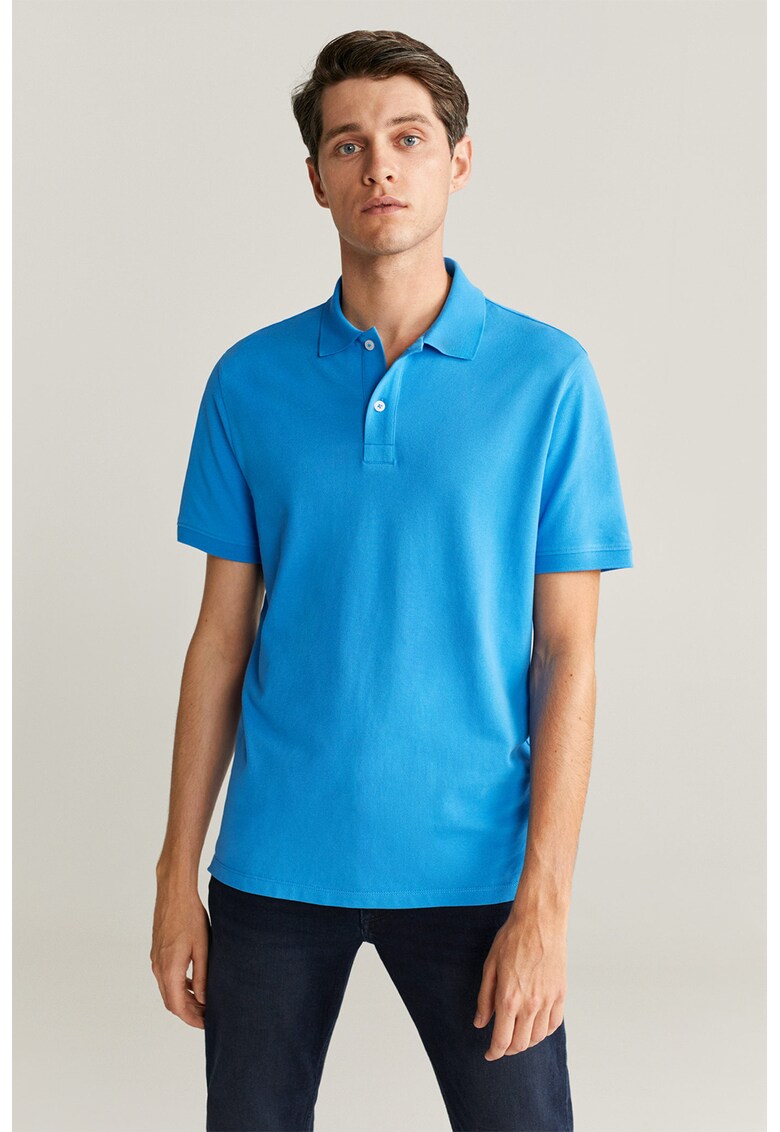 Tricou polo din material pique Rea