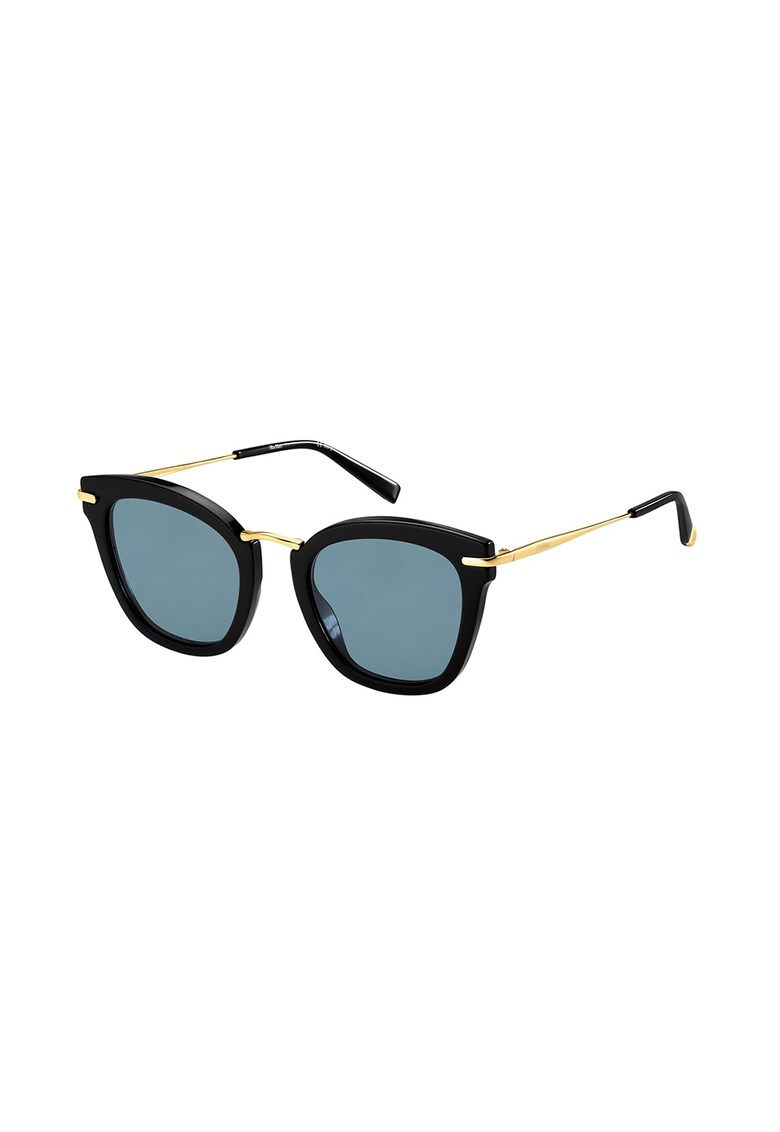 Ochelari de soare cat-eye cu rama metalica