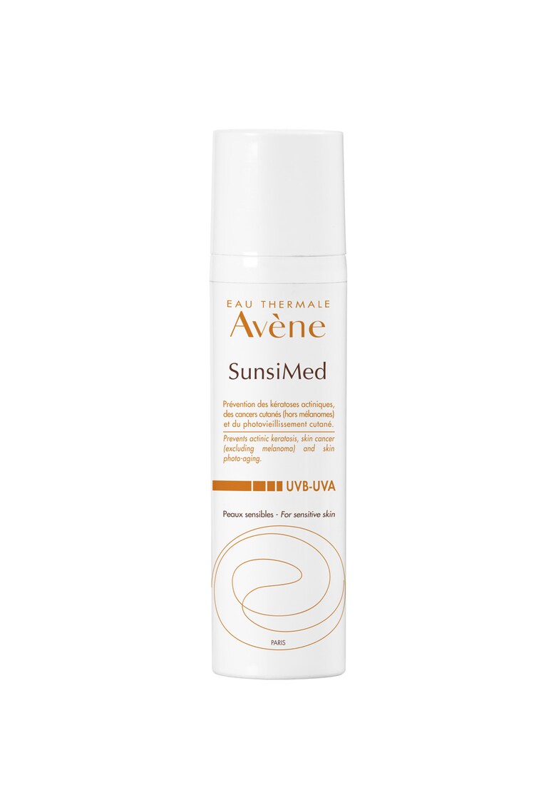 Crema de fata cu protectie solara SunsiMed pentru piele sensibila - 80 ml