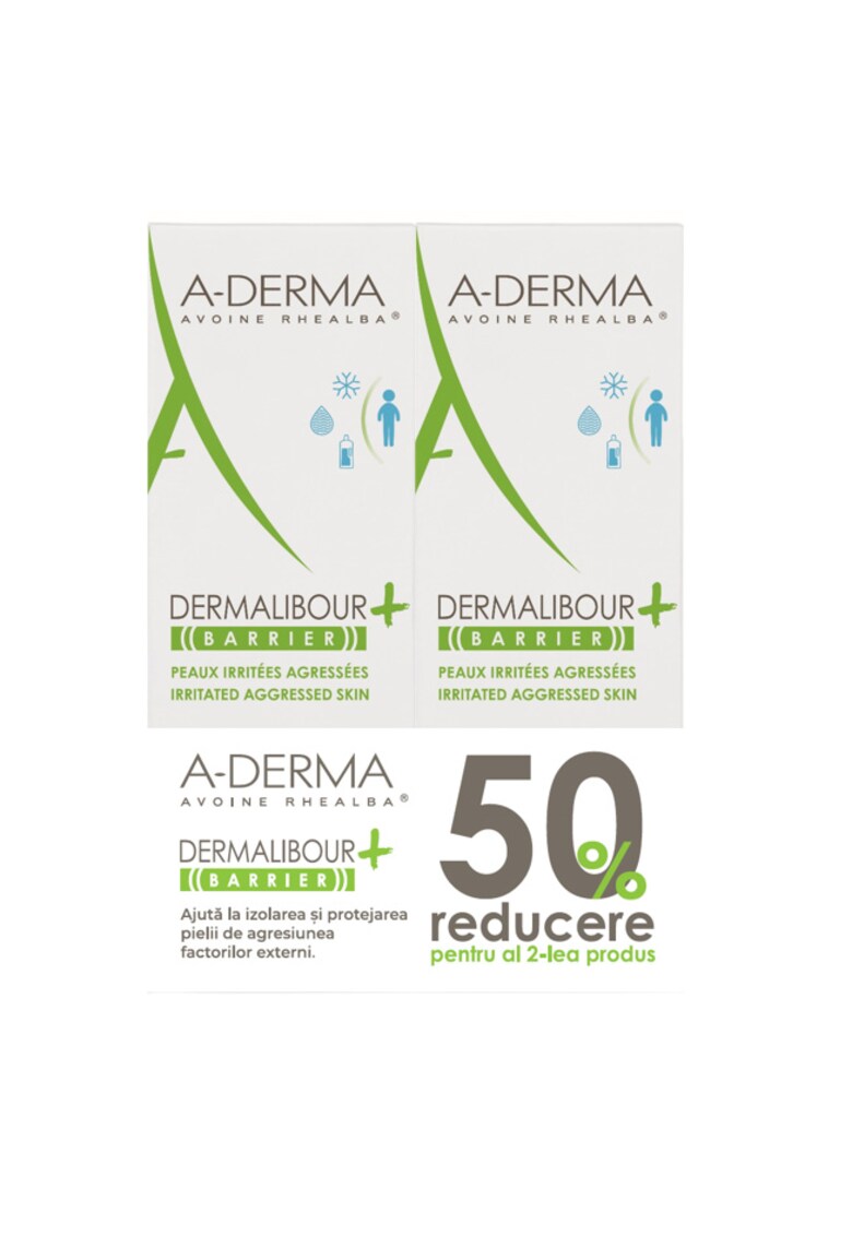 Pachet 2 x Crema Dermalibour+ Barrier pentru piele iritata - 100 ml