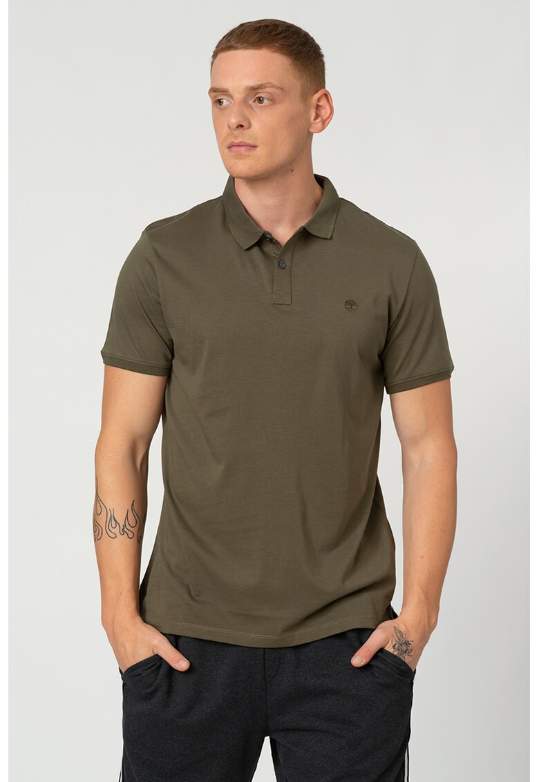 Tricou polo cu logo brodat