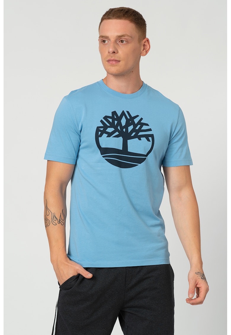 Tricou de bumbac organic cu imprimeu logo Kennebec River