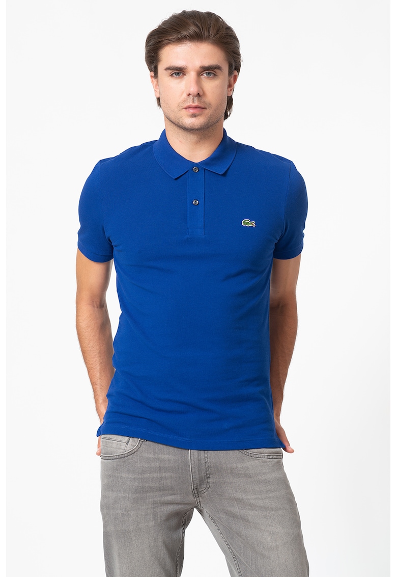 Lacoste Tricou polo slim fit din material pique 1