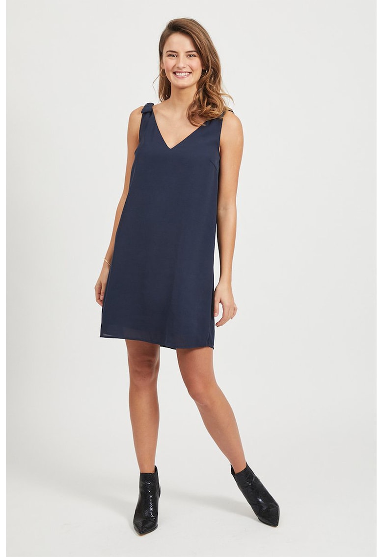 Rochie mini fara maneci si cu decolteu in V