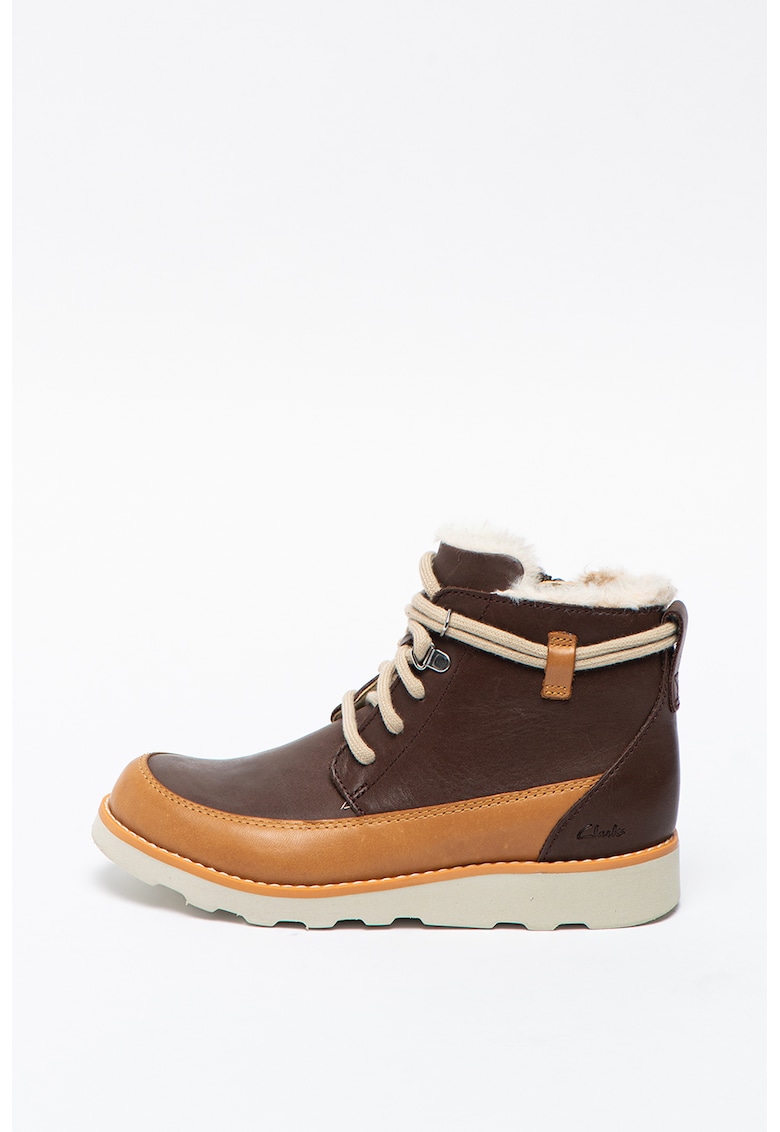 Ghete de piele Warm Crown