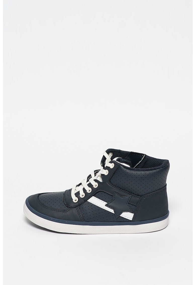 Pantofi sport de piele hi-top City Flake