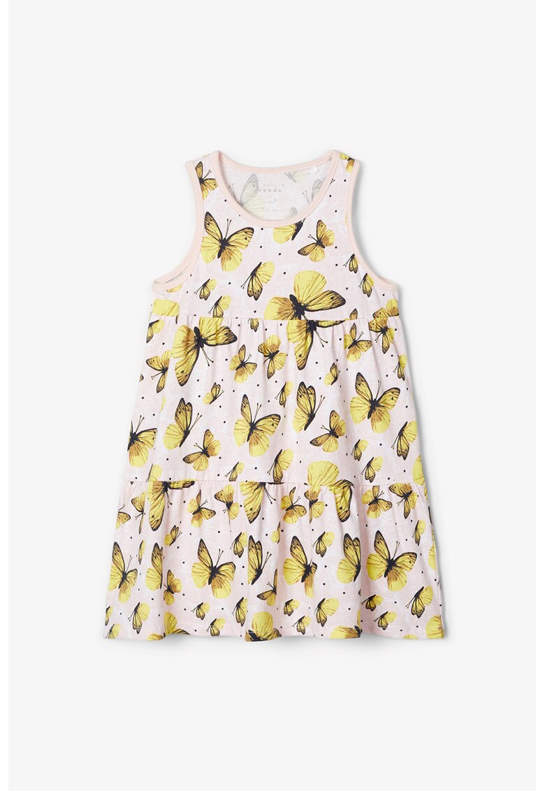 Rochie de bumbac organic - cu imprimeu