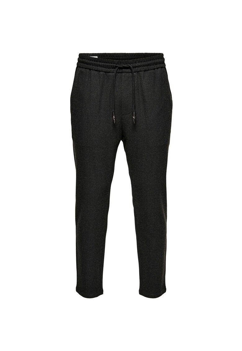 Pantaloni sport conici - cu snur