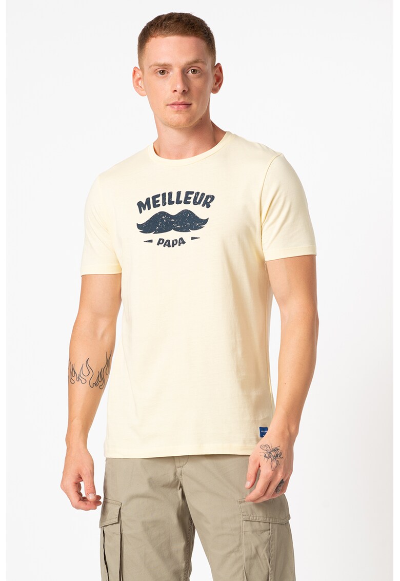 Tricou slim fit cu imprimeu grafic Kaden Tricou slim fit cu imprimeu grafic Kaden