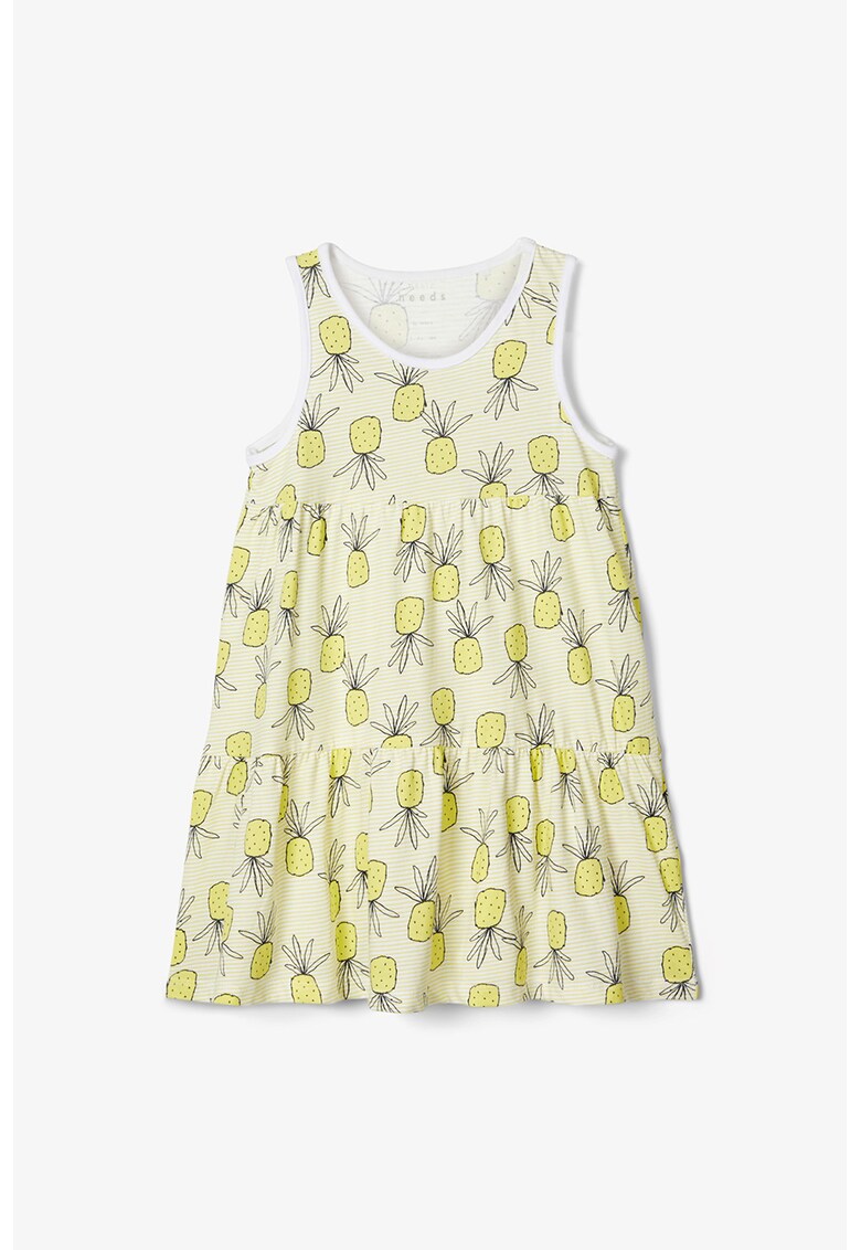 Rochie de bumbac organic - cu imprimeu