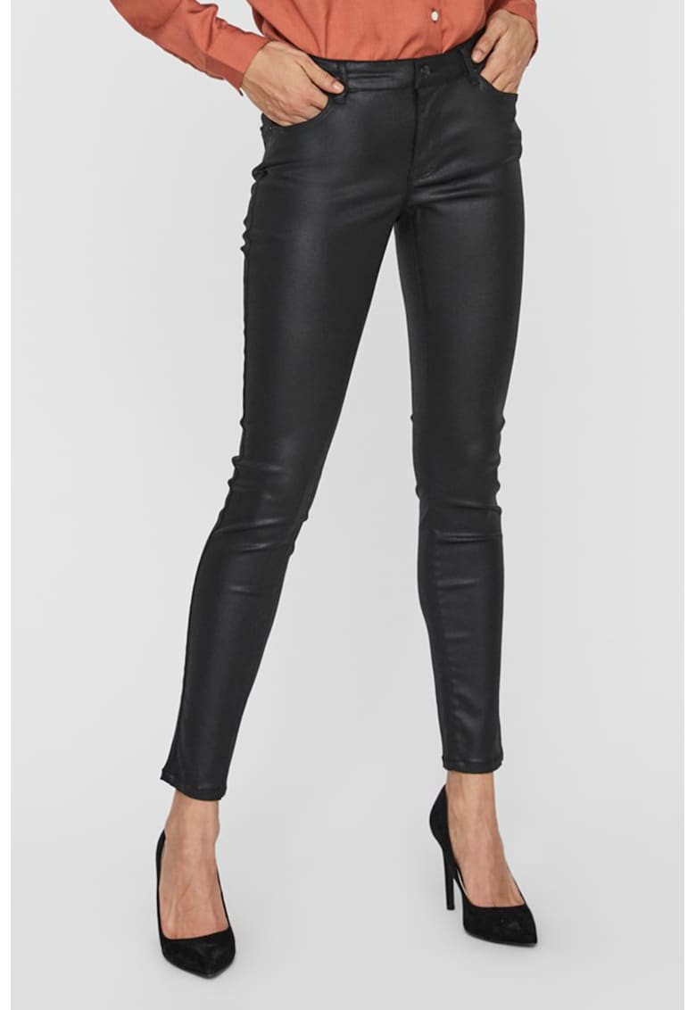 Pantaloni skinny din amestec de modal