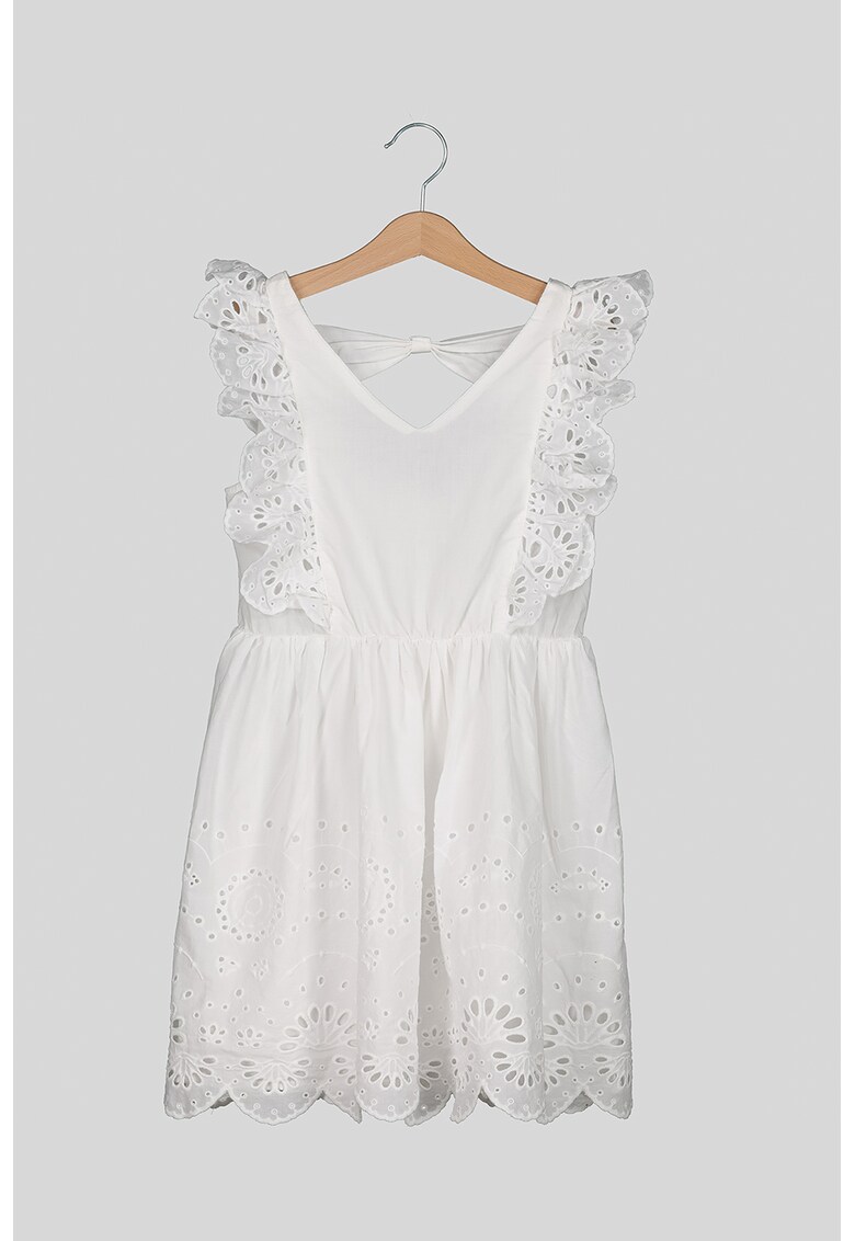 Rochie evazata din dantela crosetata