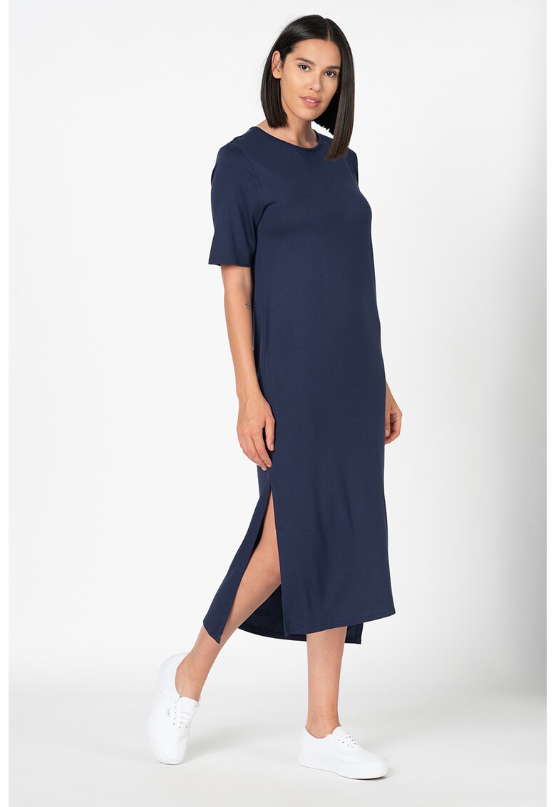 Rochie midi cu slituri laterale