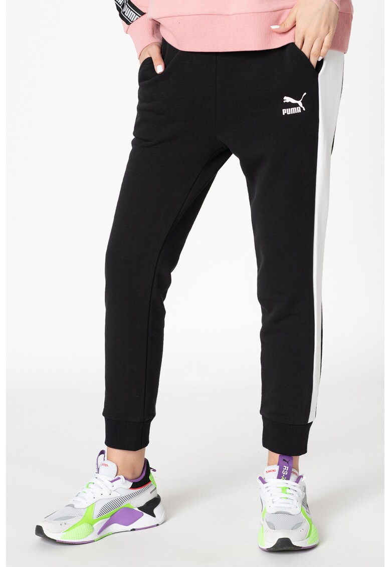 Pantaloni sport cu garnituri laterale contrastante Classics T7