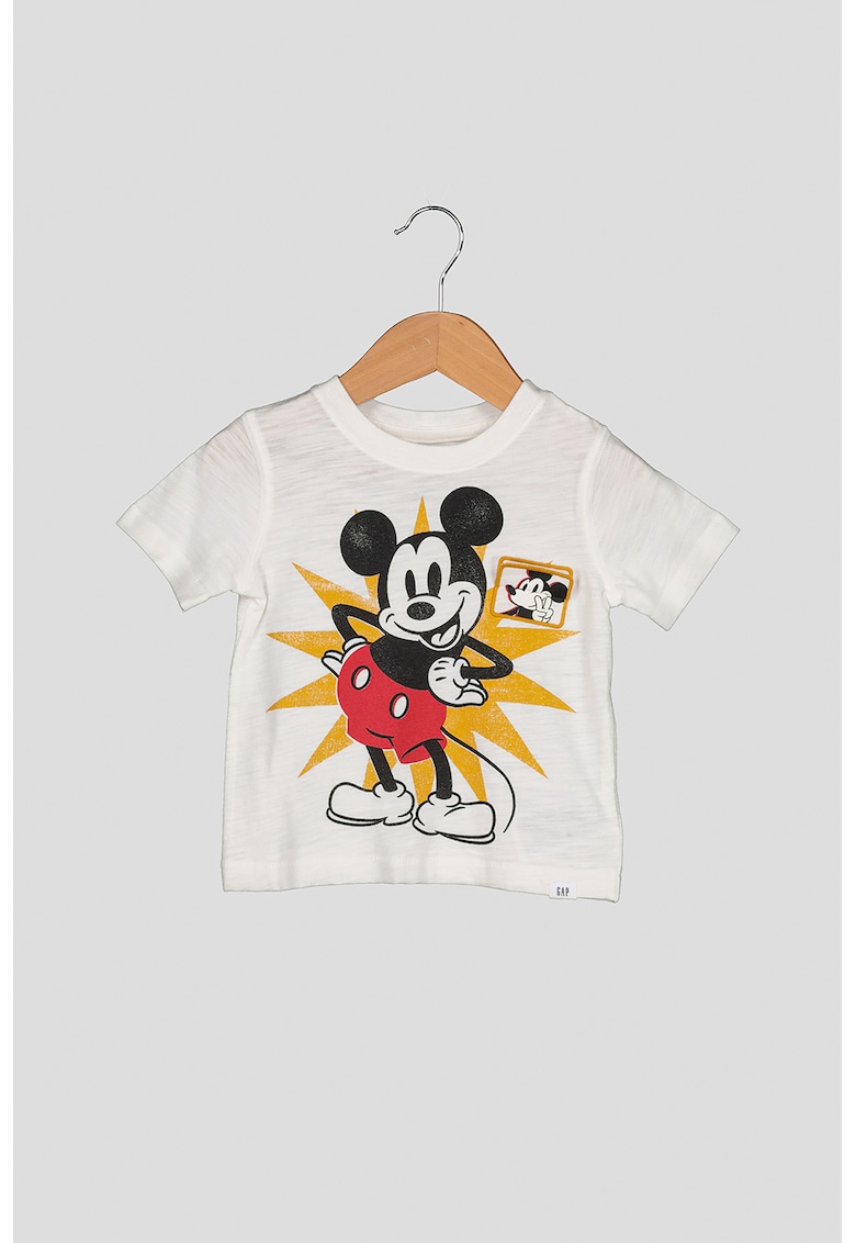Tricou de bumbac cu imprimeu Mickey Mouse