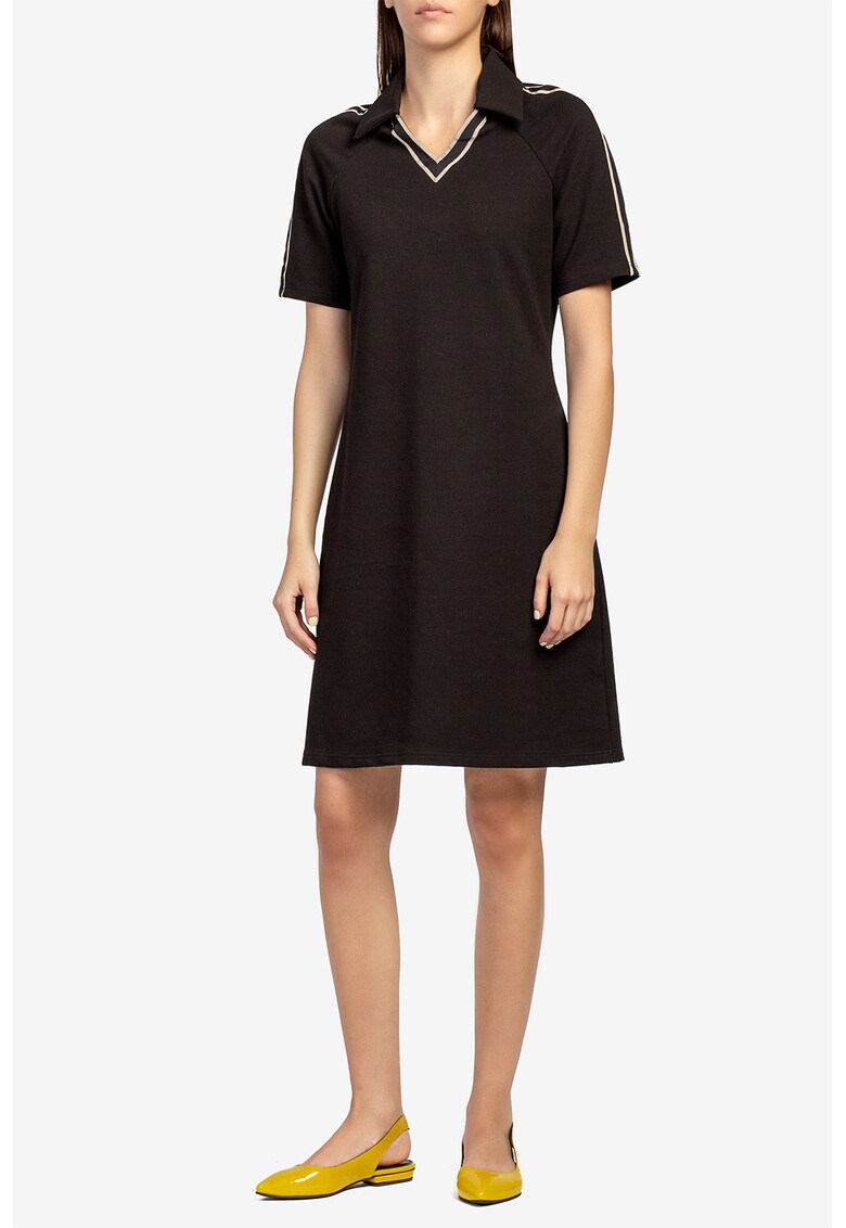 Rochie midi cu guler clasic